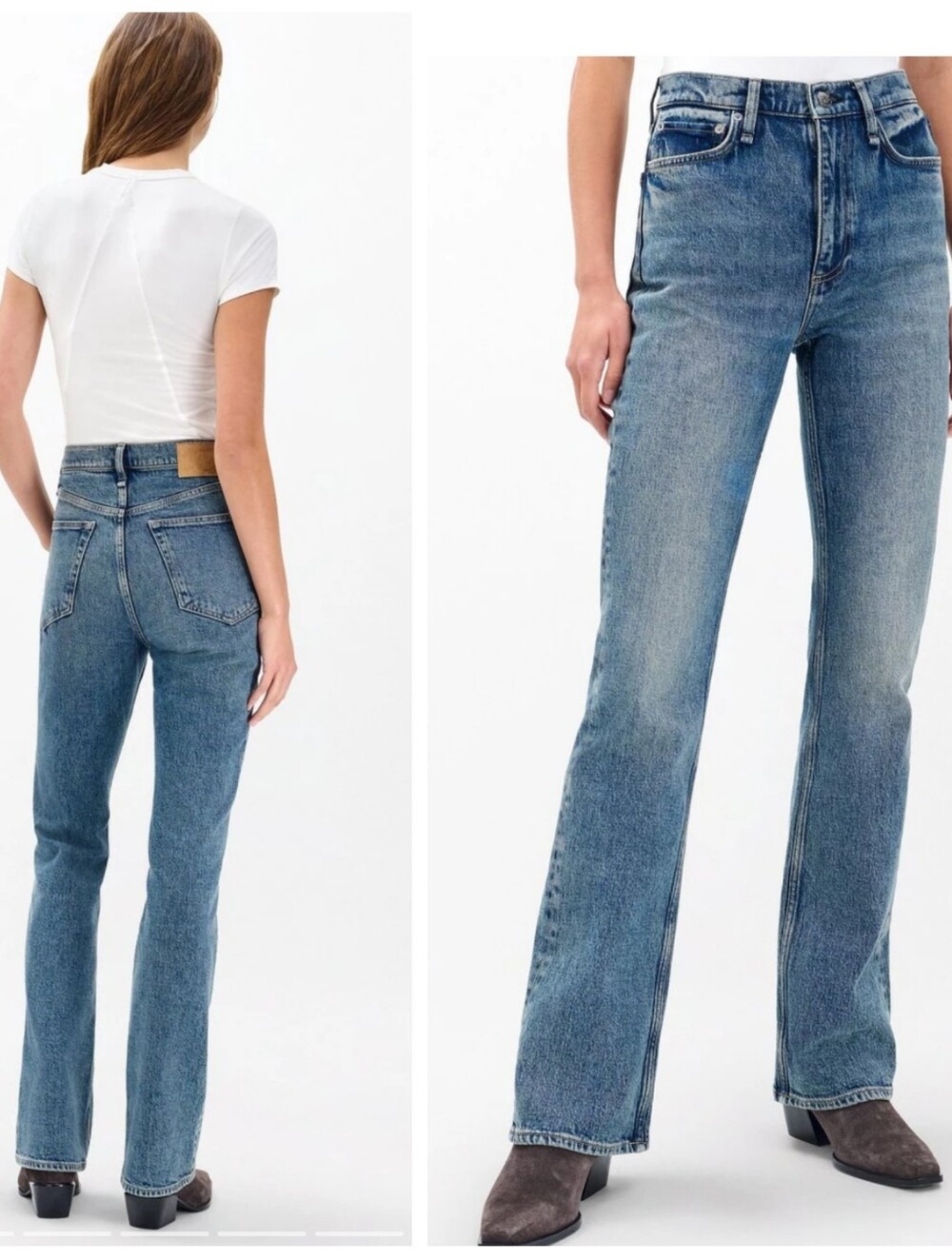 Rag & Bone $225 Peyton Mid-rise Bootcut Huntley Women's 28 Ranch Coastal Cowgirl - Picture 2 of 13